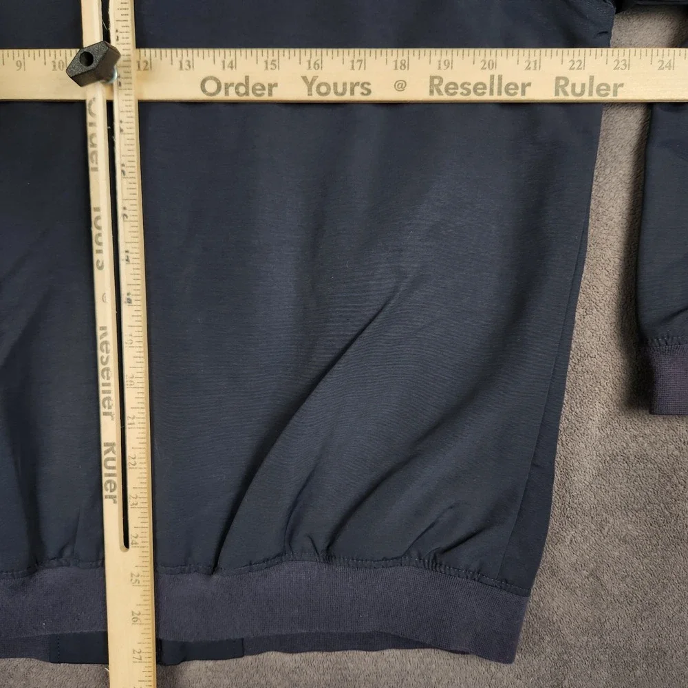 Levis Baker Bomber Jacket Mens Large Navy Blue Full Zip Lightweight